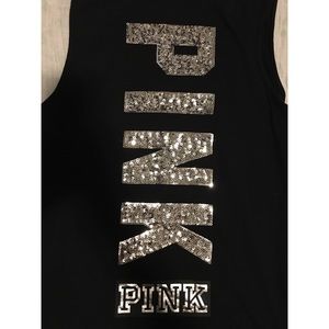 Pink Victoria’s Secret Bling Muscle Shirt